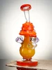 Lookah Rig 8.3" Cute Clown Mushroom Dab Rig, Colors: Orange, 9 image Lookah Rig 8.3" Cute Clown Mushroom Dab Rig, Colors: Orange, 9 image