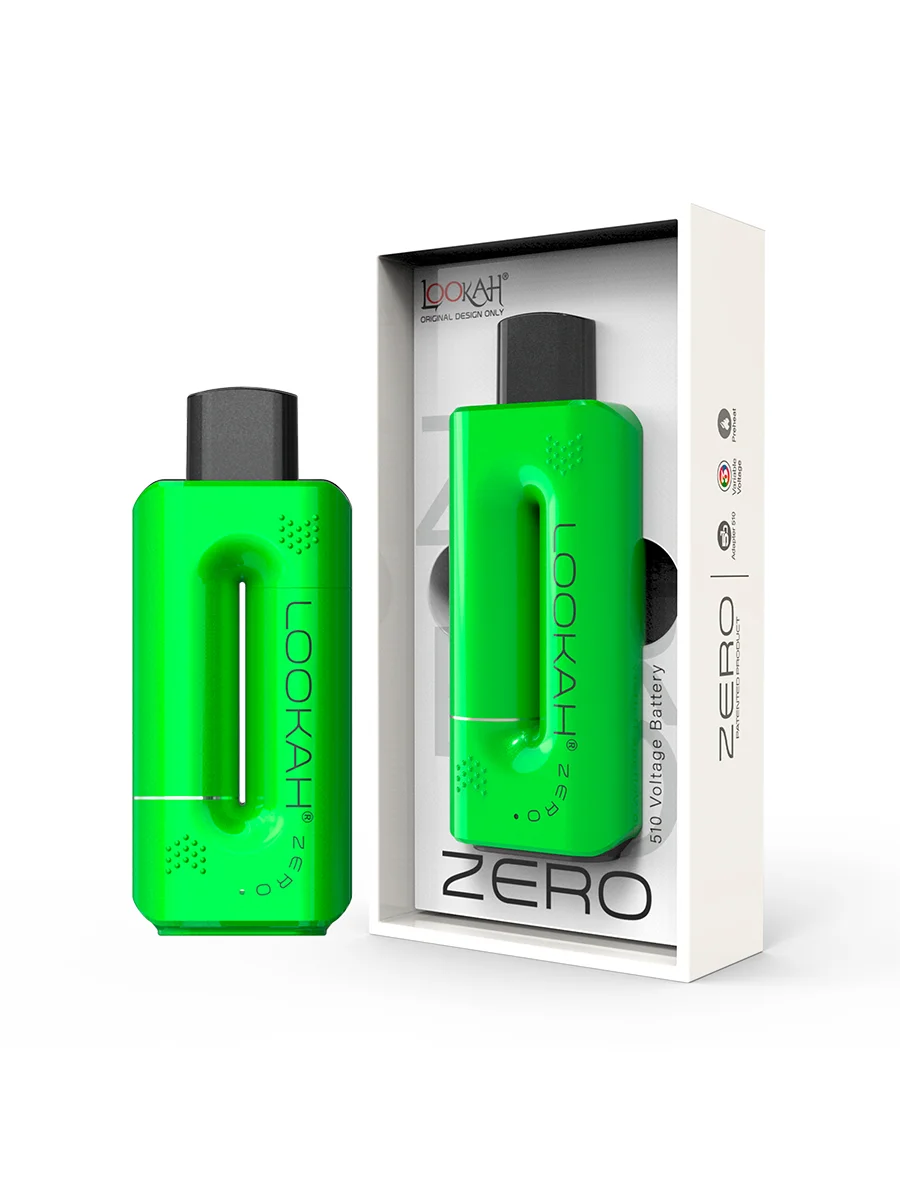 Lookah Zero 510 Thread Battery  Green packages