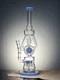 Lookah Bong 16.3 " Heavy-Duty Recycler Water Pipe, Colors: Blue Jade 