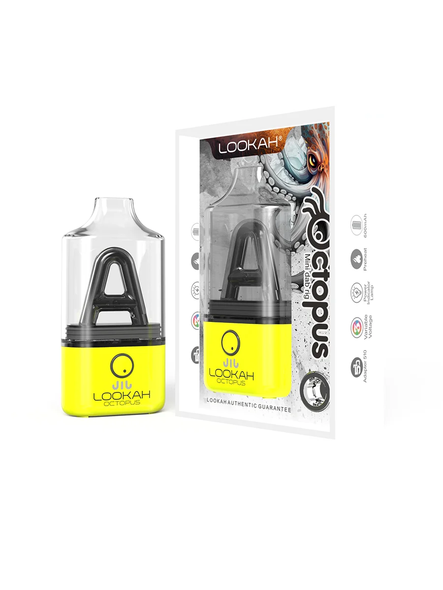 LOOKAH Octopus Mini Electric Dab Rig (Mini rig), Color: Pink, 22 image