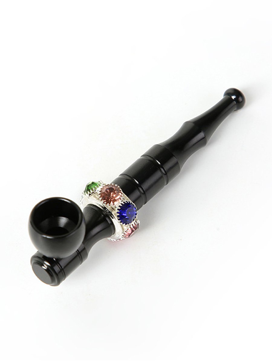 Mini Aluminum Alloy Smoking Pipe, 4 image Mini Aluminum Alloy Smoking Pipe, 4 image