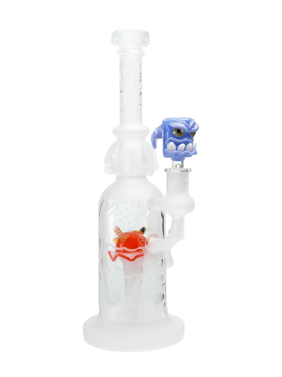 Purple 14MM Giant Tooth Monster Glass Bowl Mian