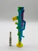 Machine Gun Silicone Glass Nectar Collecto Machine Gun Silicone Glass Nectar Collecto