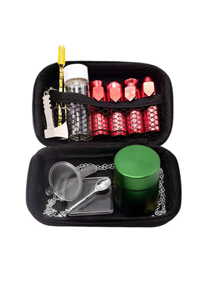 Green Metal Snuff Bottle Set Green Metal Snuff Bottle Set