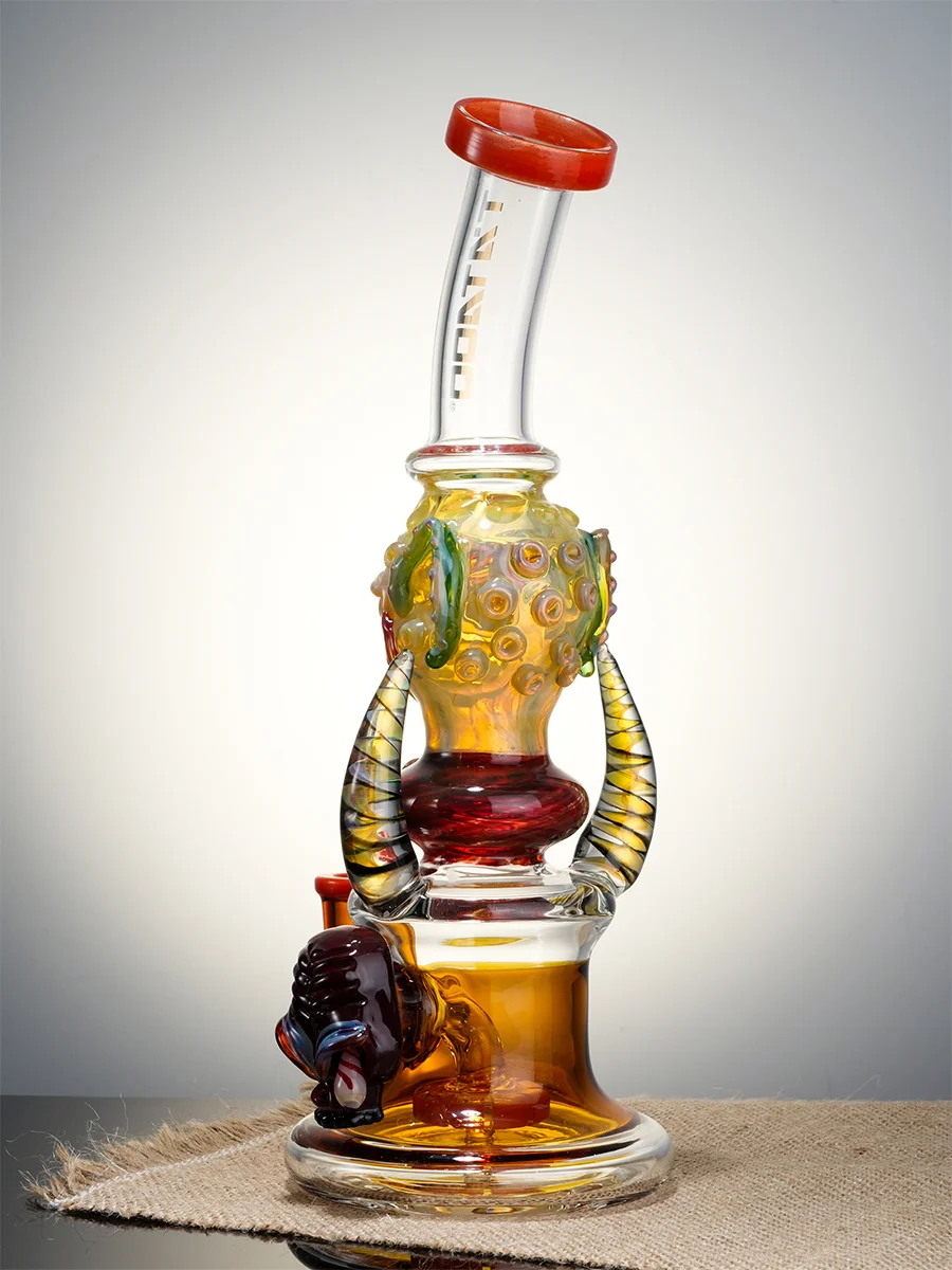 Lookah Rig 10.5&quot; Cool  Mini Cool Sacrifice Skull Dab Rig3
