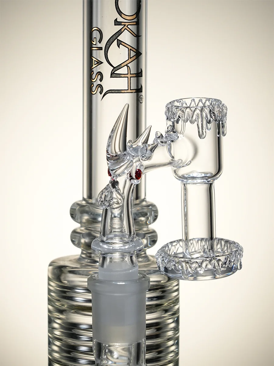 14MM Rhino-Themed Quartz Banger, 3 image