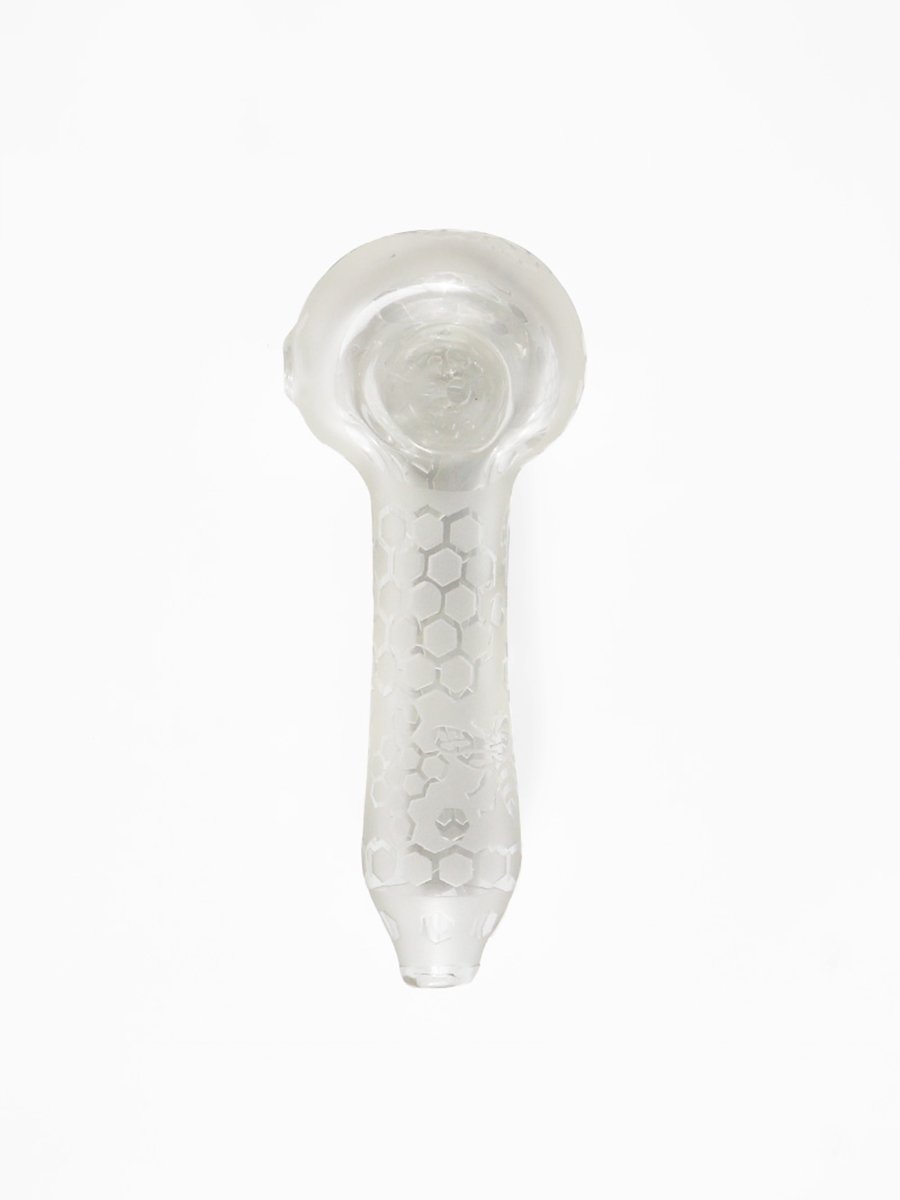 Honeycomb Frosted Glass Pipe