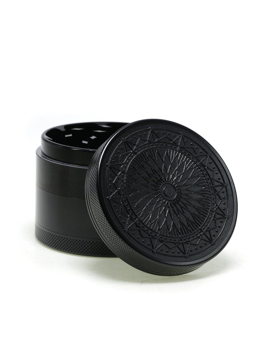 Embossed Smoke Grinder 4 Layers Herb Grinder Embossed Smoke Grinder 4 Layers Herb Grinder