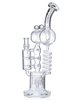 14" Cool Recycler Bong | Helix Water Pipe | Dual Chamber Precolator | Clear 14" Cool Recycler Bong | Helix Water Pipe | Dual Chamber Precolator | Clear