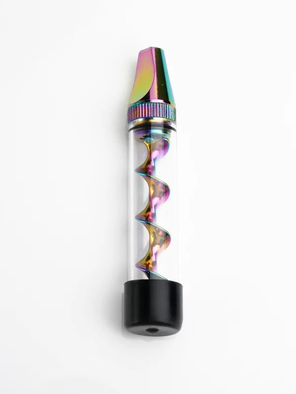 Mini2 Glass Blunt Pipe Rainbow Mini2 Glass Blunt Pipe Rainbow