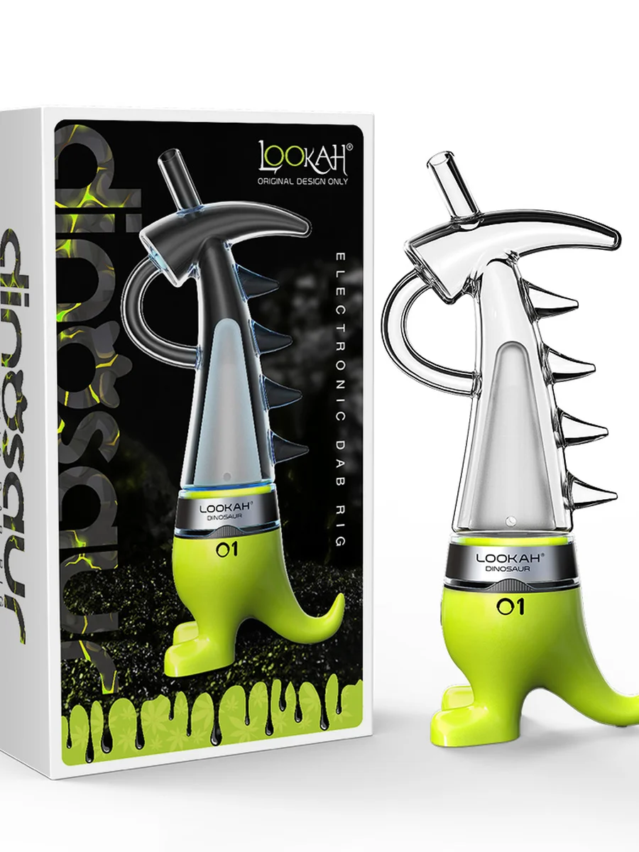 Lookah-Dinosaur-Erig-neon-green