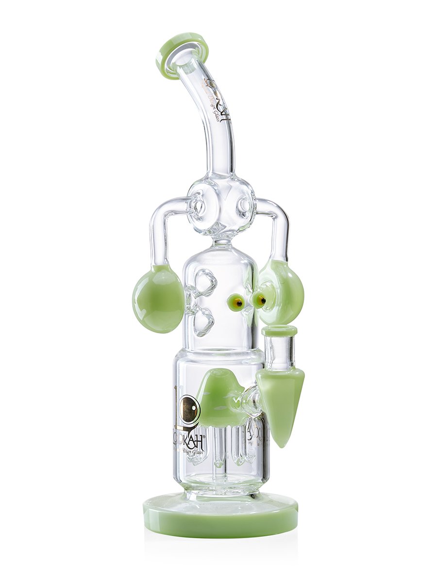 recycler decorative robot bong green side recycler decorative robot bong green side