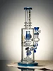 Lookah Bong 13" Percolator Funny Juice  Water Pipe - Blue, Colors: Blue Lookah Bong 13" Percolator Funny Juice  Water Pipe - Blue, Colors: Blue