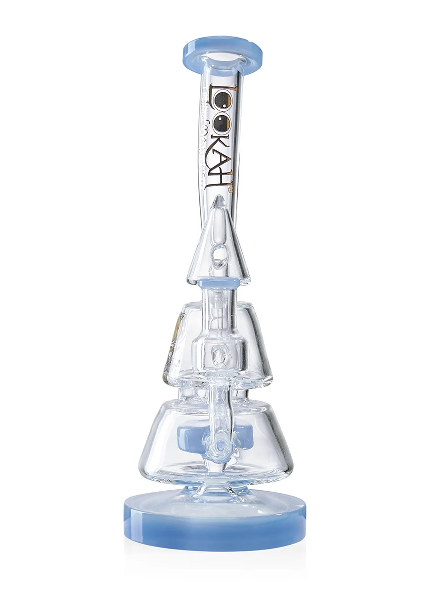 mesmerizing clear pyramid bong blue mesmerizing clear pyramid bong blue