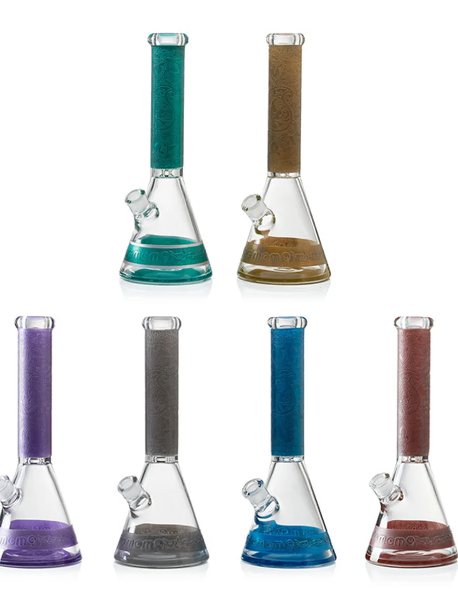 16" Turquoise Beaker Bong