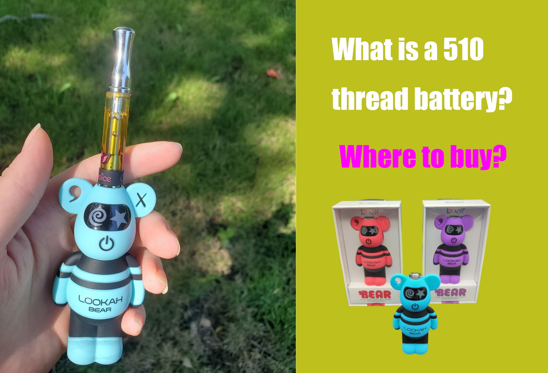 What is a 510 thread battery? Where to buy? near me? LOOKAH