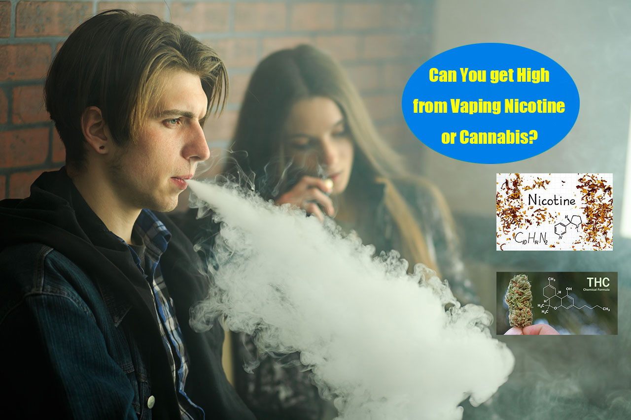 Can You get High from Vaping Nicotine or Cannabis? LOOKAH