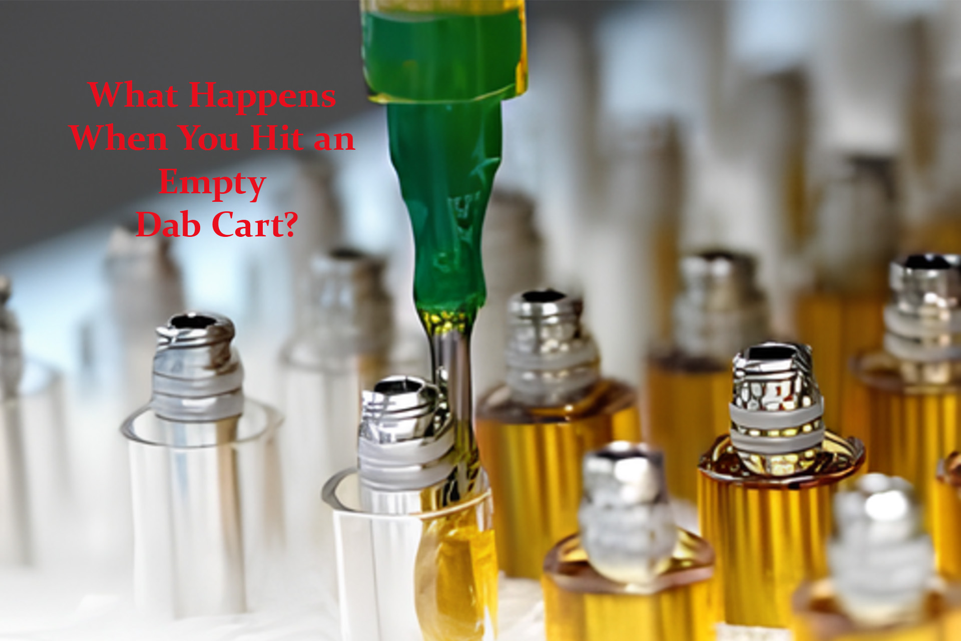 What Happens When You Hit an Empty Dab Cart? Tips for Filling and  Maximizing Your Cart|lookah