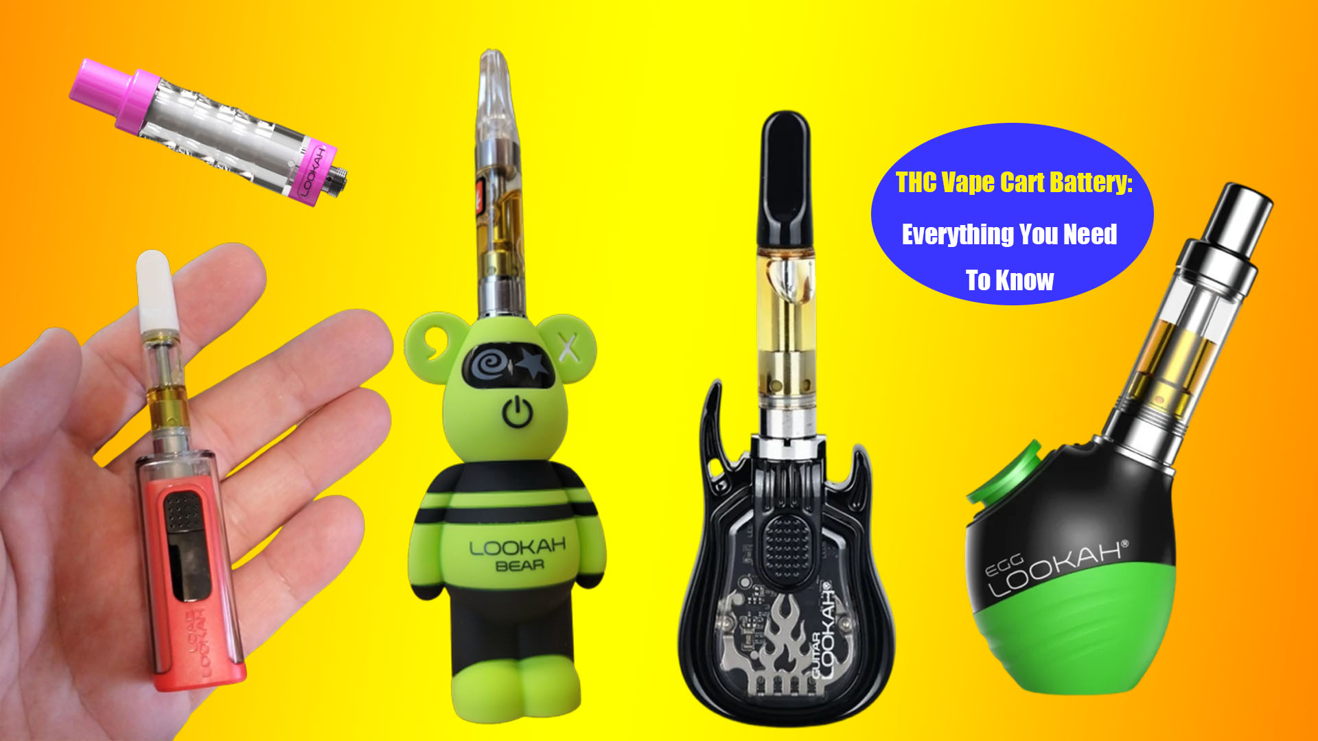 THC Vape Cart Battery: Everything You Need To Know | LOOKAH