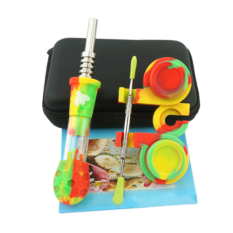 Small Silicone Honey Bee Nectar Collector Dab Kit For Sale