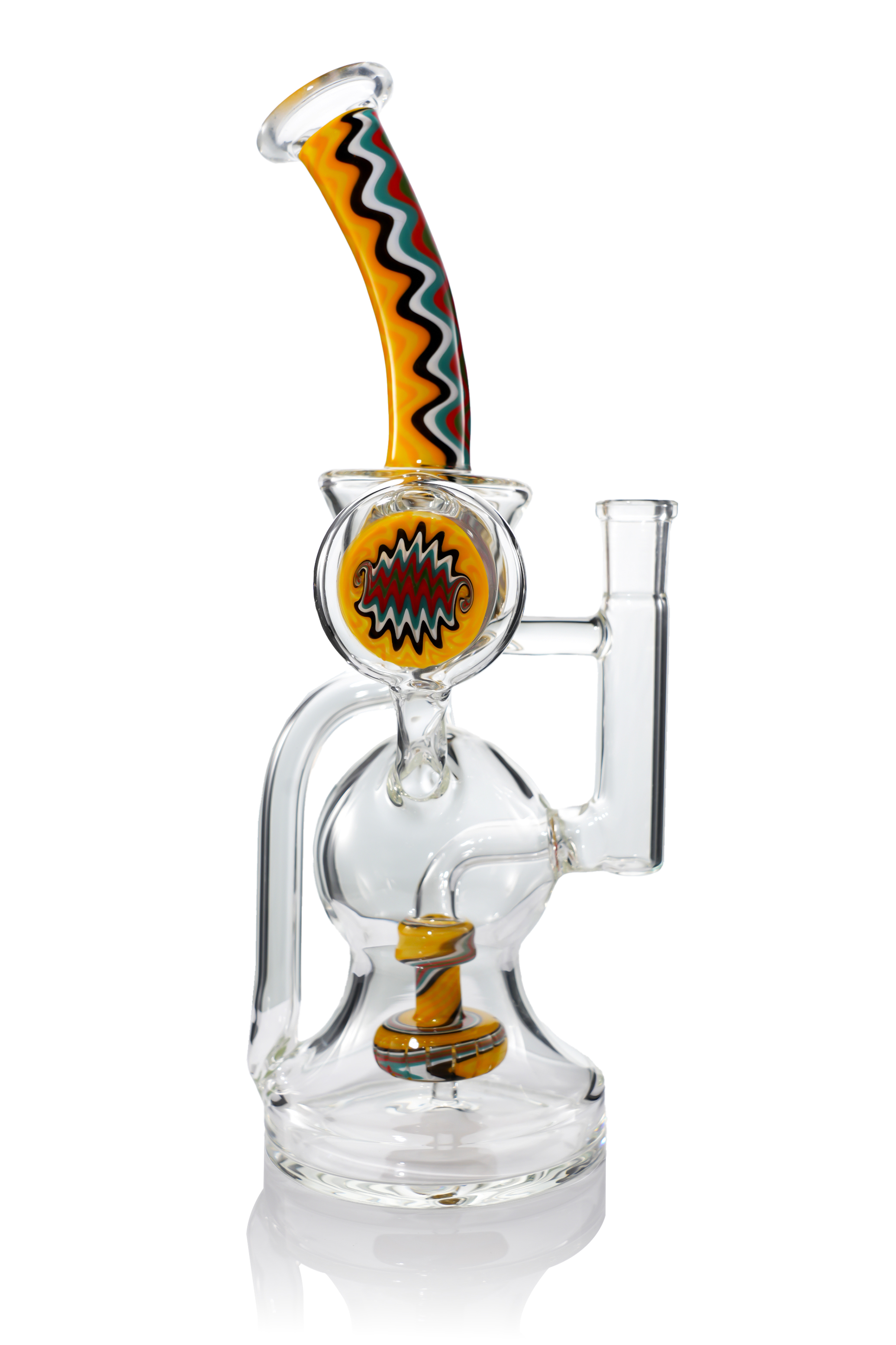 Wig Wag Recycler Glass Dab Rig | LOOKAH