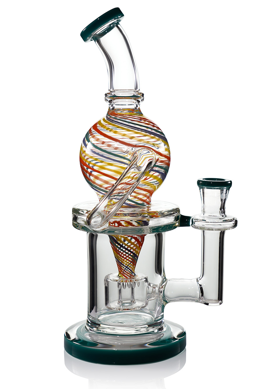 Mini Recycler Waffle Perc Dab Rig | LOOKAH