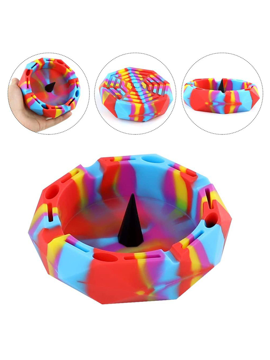 Silicone Ashtray with Tool Stations - $25.99 | LOOKAH