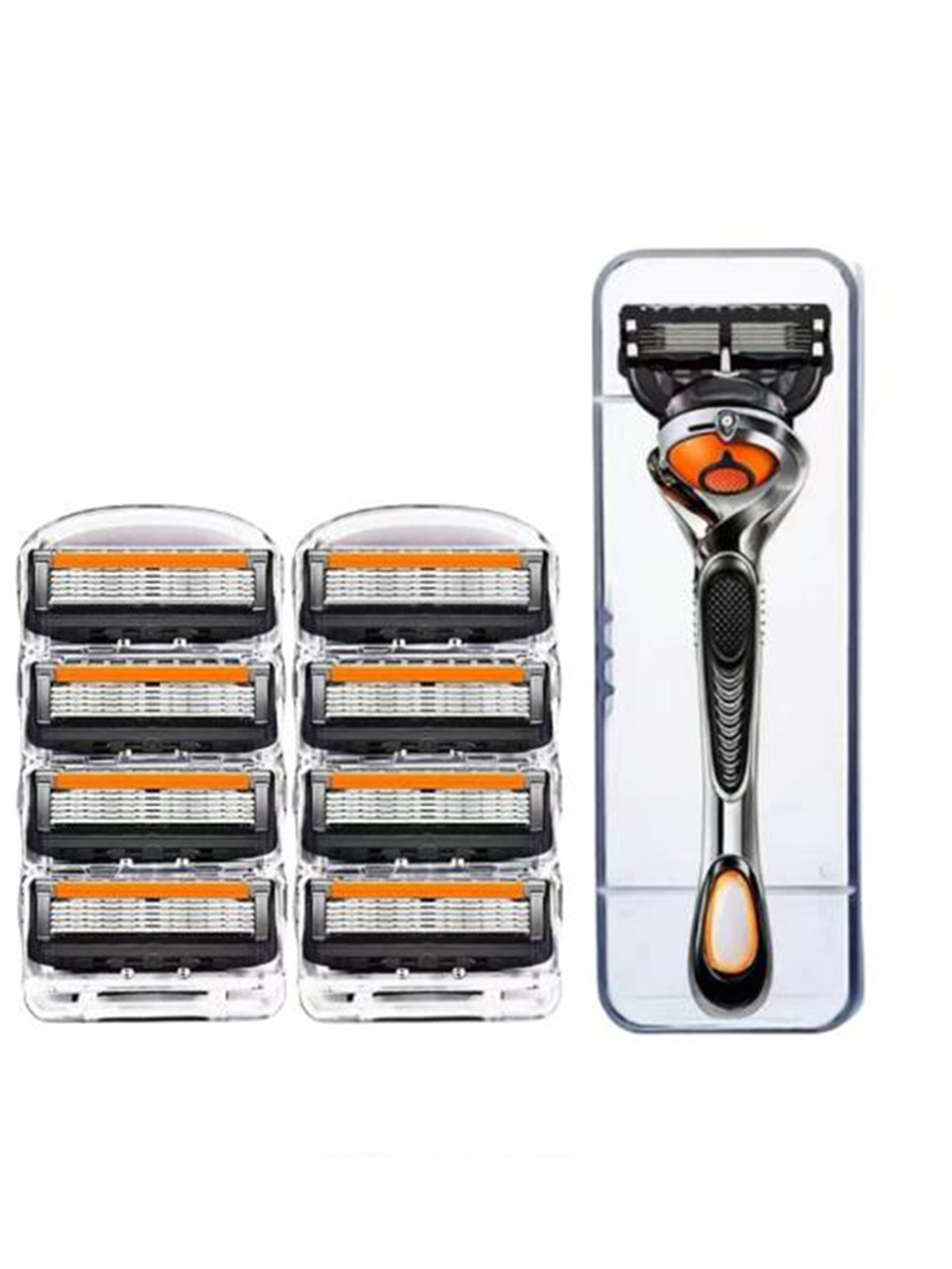 5-Blade Manual Razor Set – Smooth Shave with Precision Blades