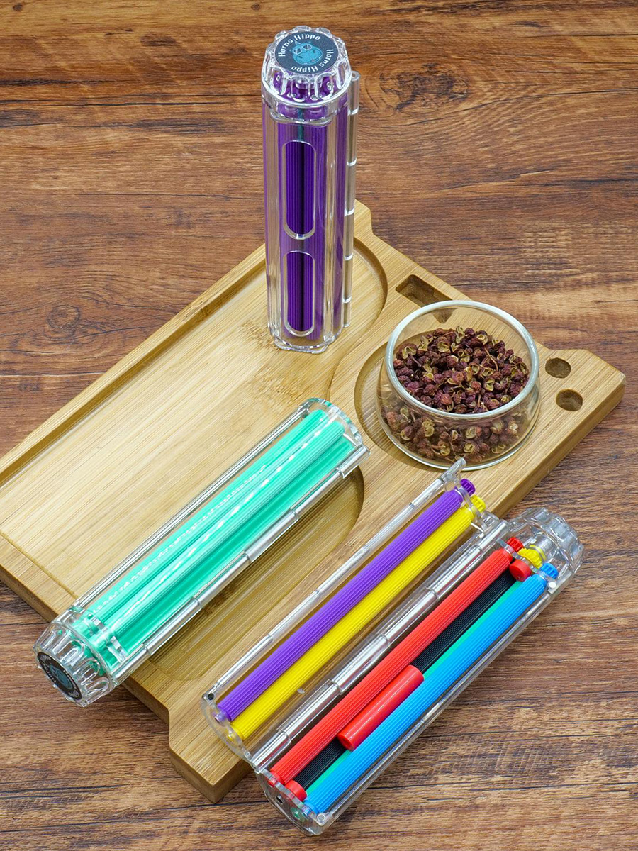 horns hippo cigarette rolling machine 7PCS Hand Tobacco Rolling Machines Set for Sale