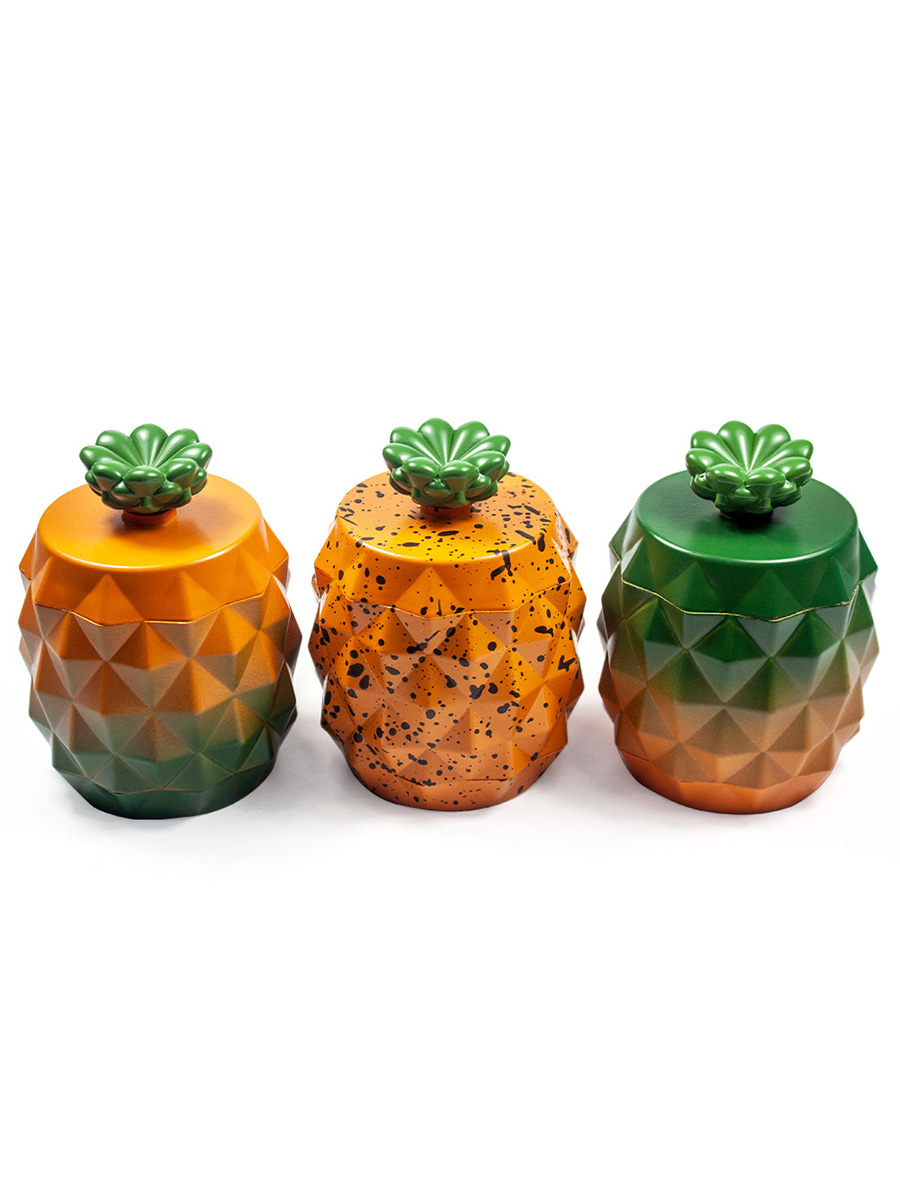 4 Piece Pineapple Aluminum Alloy Herb Grinder with Kief Catcher