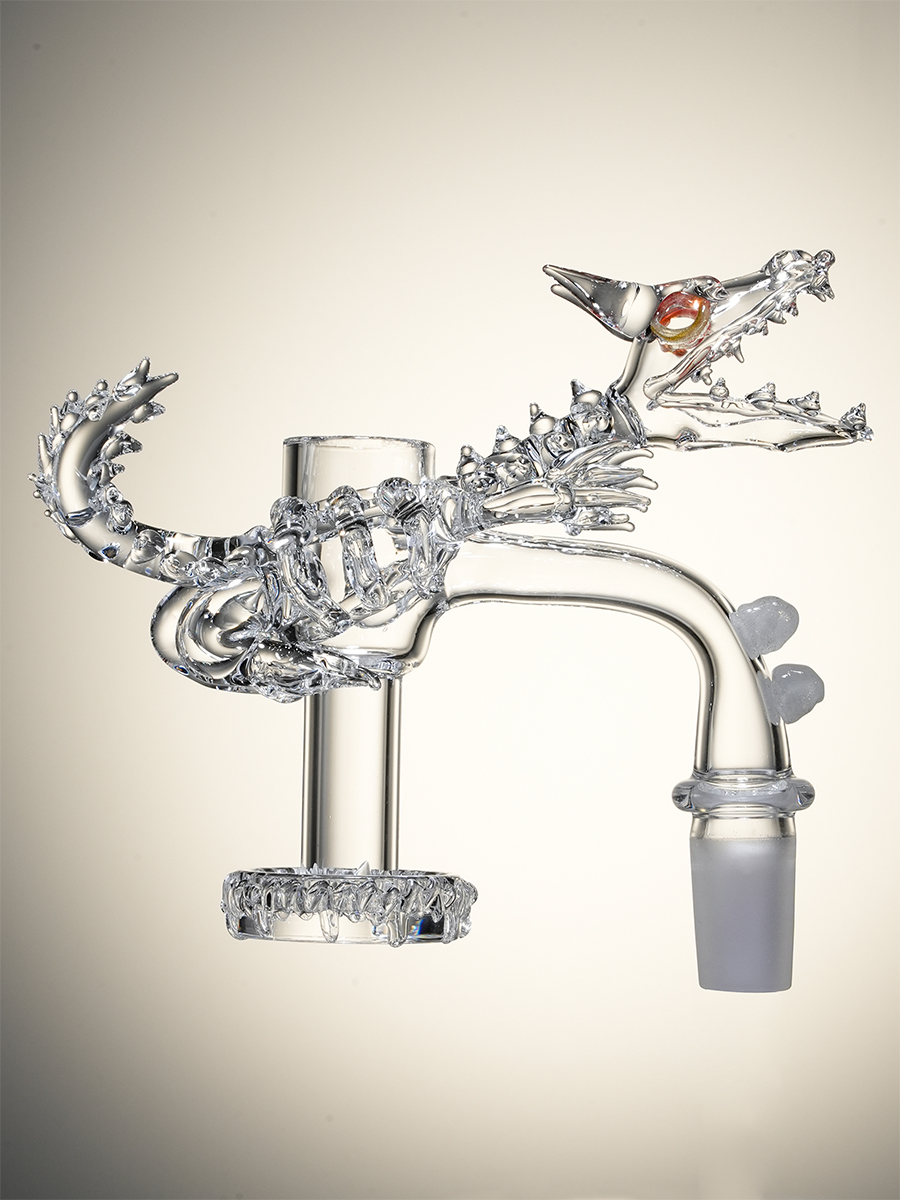 14 MM Skeleton Dragon Quartz Dab Nail for Sale
