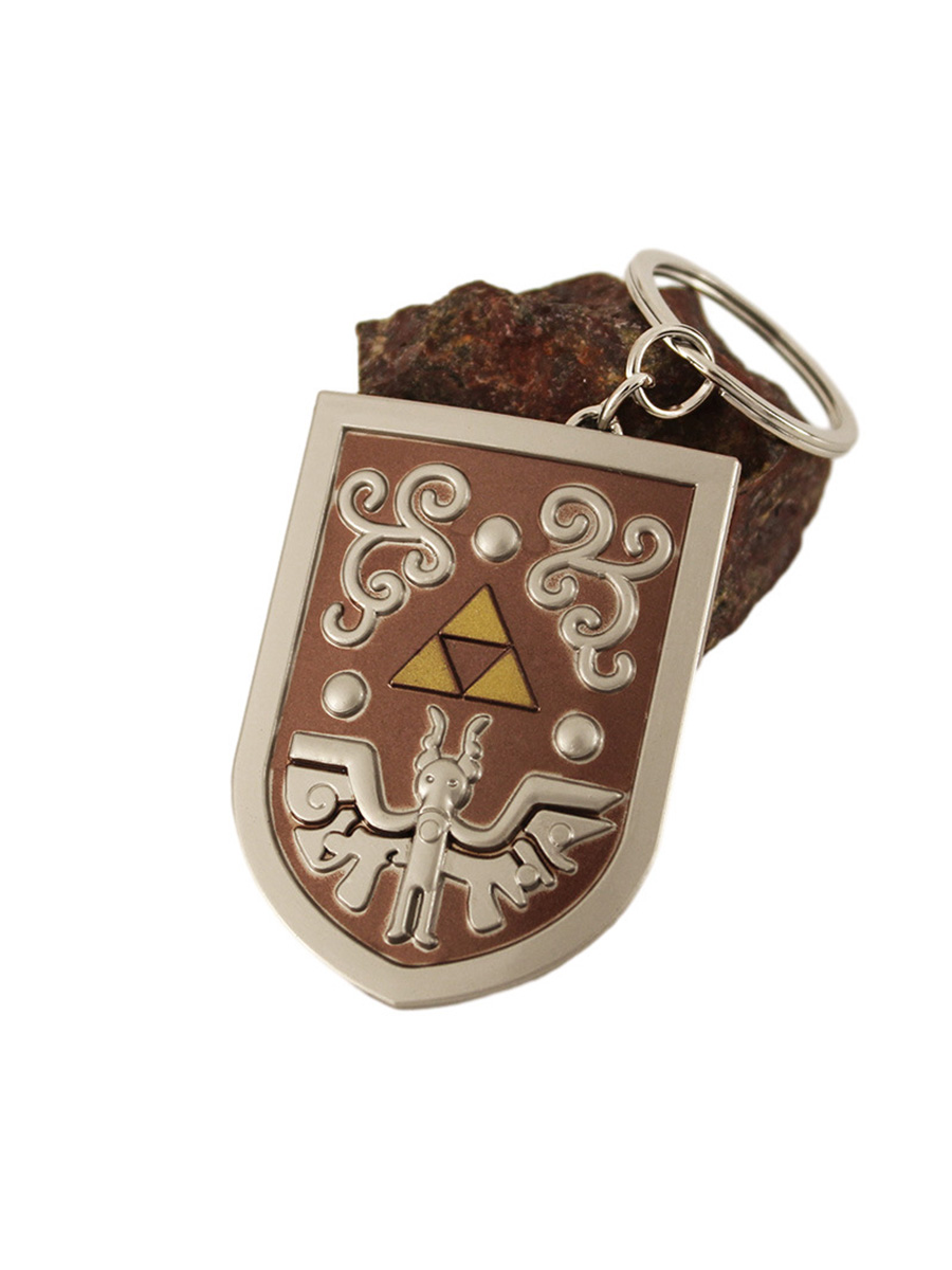 Mini Shield Keychain Zelda Shield Zinc Alloy Keychain for Sale - $15.99