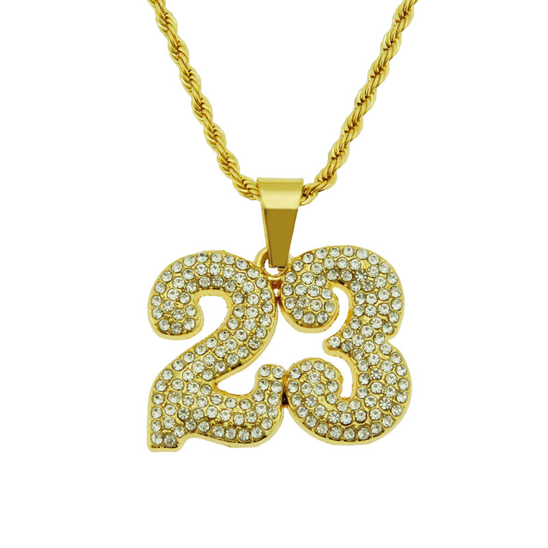 Number 23 Pendant Necklace LOOKAH