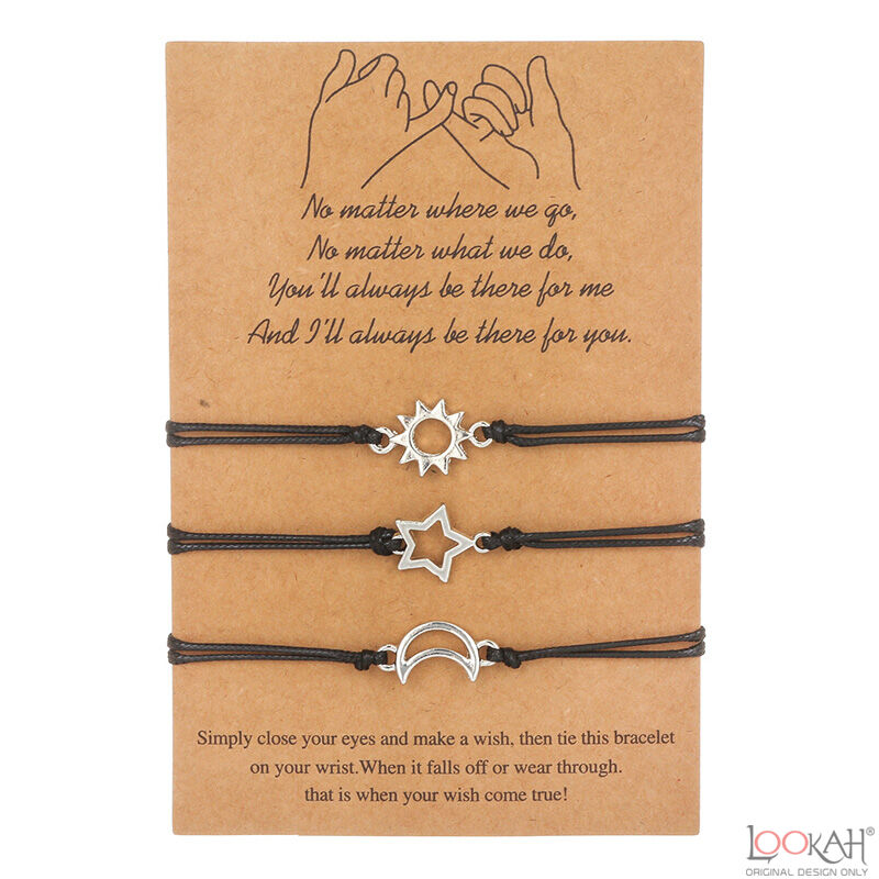 Charm Bracelets Fashion Love Star Sun Moon Bead Hand Chain Bracelet Set For  Women Female Party Jewelry 231009 From Ren03, $9.59 | DHgate.Com