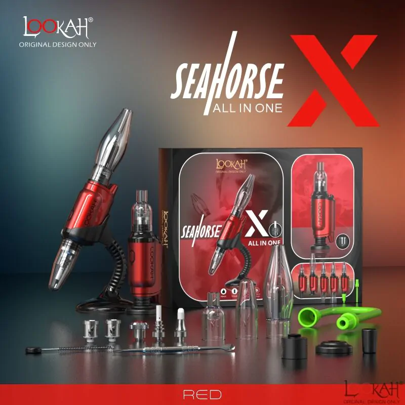 Lookah Seahorse X Wax Dab Pen  Seahorse X Wax Pen Vape Price – SmokeTokes