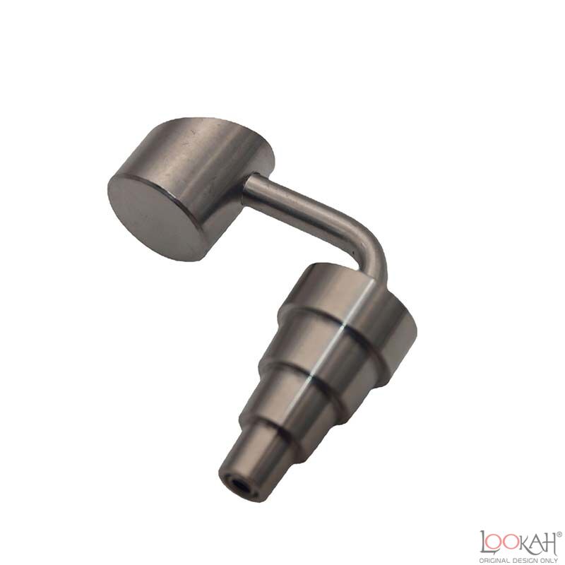 14' - 18' mm Male Titanium Sidearm Domeless Nail - Sunflower Pipes  Brooklyn's Best Smoke Shop