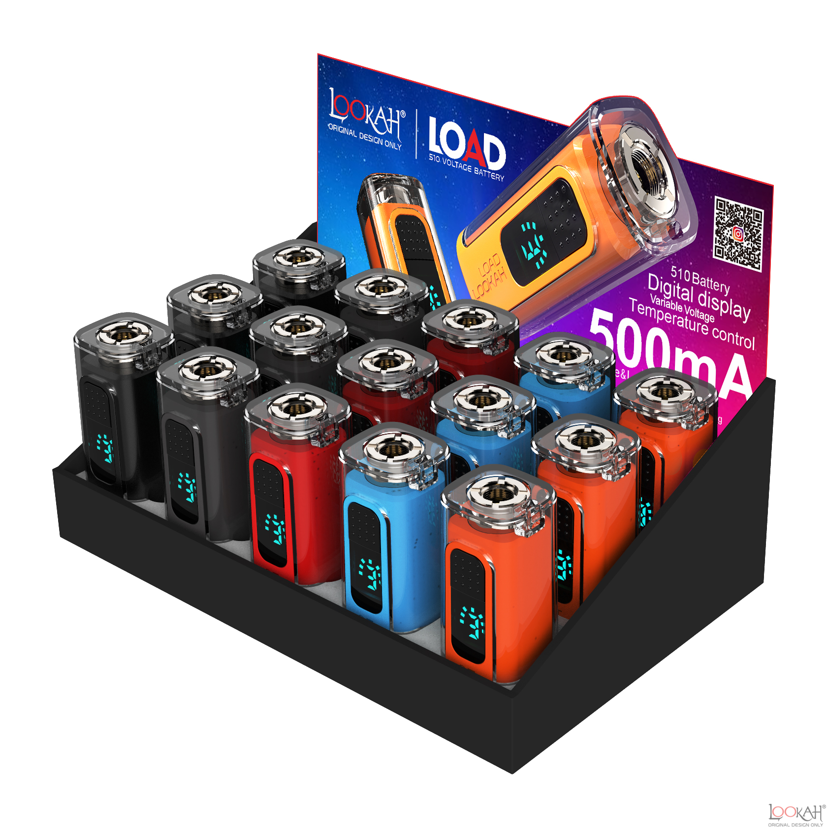 Lookah LOAD 510 Vape Pen Battery 15PCS Pack LOOKAH