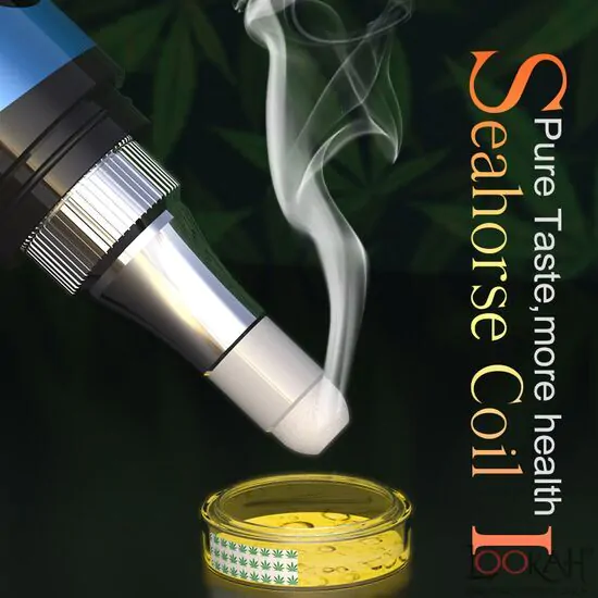 Lookah Seahorse Coil II: Dual Ceramic Coil E-Nectar Collector Tips, 5-Pack  - Waterbeds 'n' Stuff