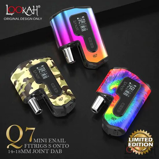 Lookah Q7 Mini Enail Banger  Various Colors - 1 Count — MJ Wholesale