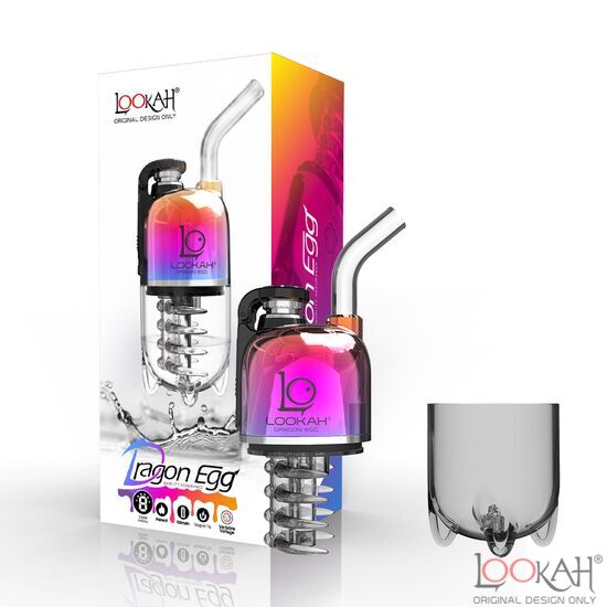Lookah Dragon Egg portable e-rig, Color: Gray, 9 image