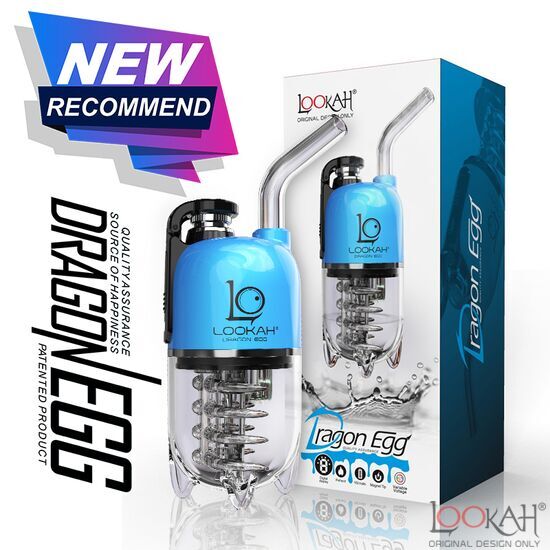 Lookah Dragon Egg portable e-rig, Color: Gray, 2 image