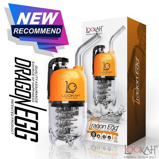 Lookah Dragon Egg portable e-rig, Color: Gray, 3 image