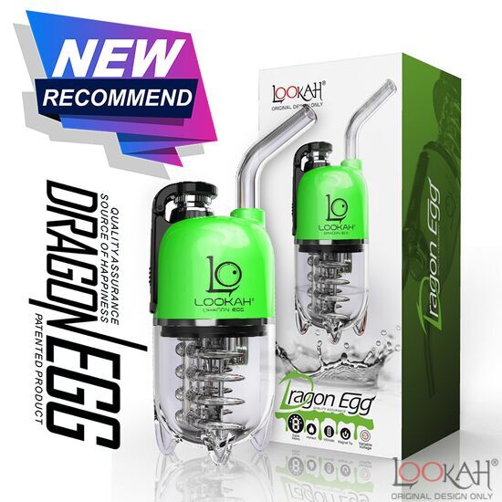 Lookah Dragon Egg portable e-rig, Color: Gray, 4 image