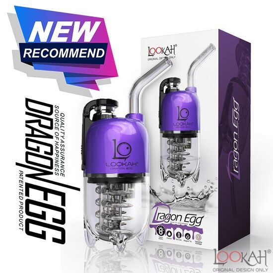 Lookah Dragon Egg portable e-rig, Color: Gray, 7 image